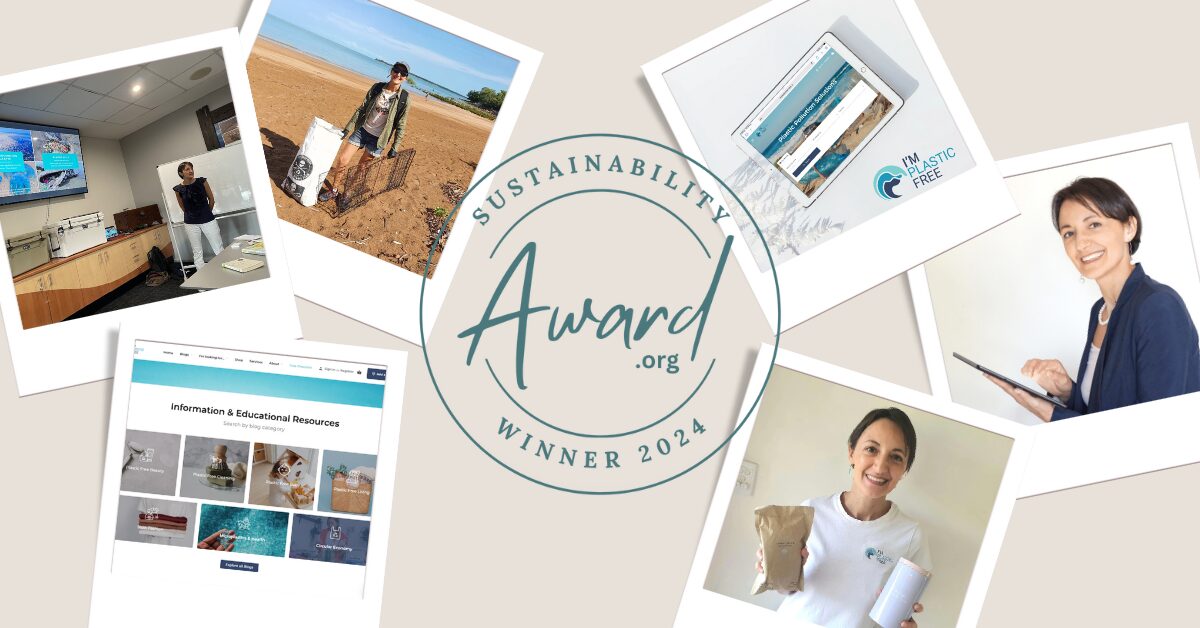 I'm Plastic Free Sustainability Award Winner