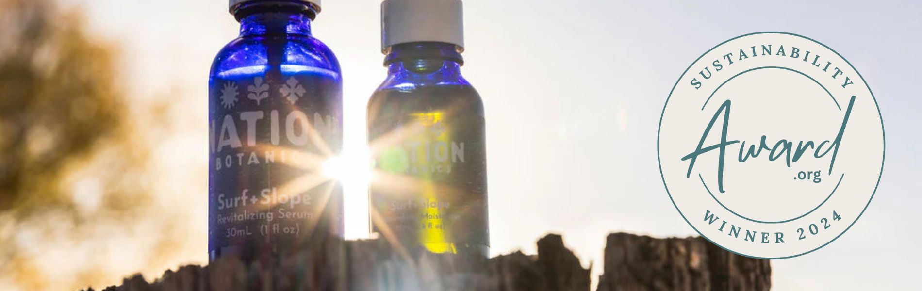 Nation Botanics Skincare Sustainability Award Winner