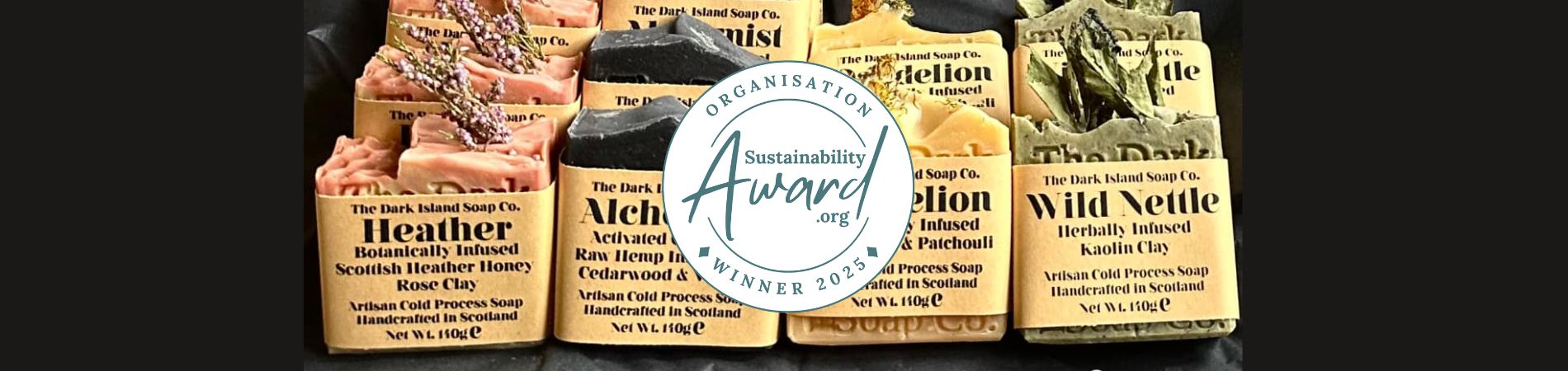The Dark Island Soap Co. Sustainability Award Winner