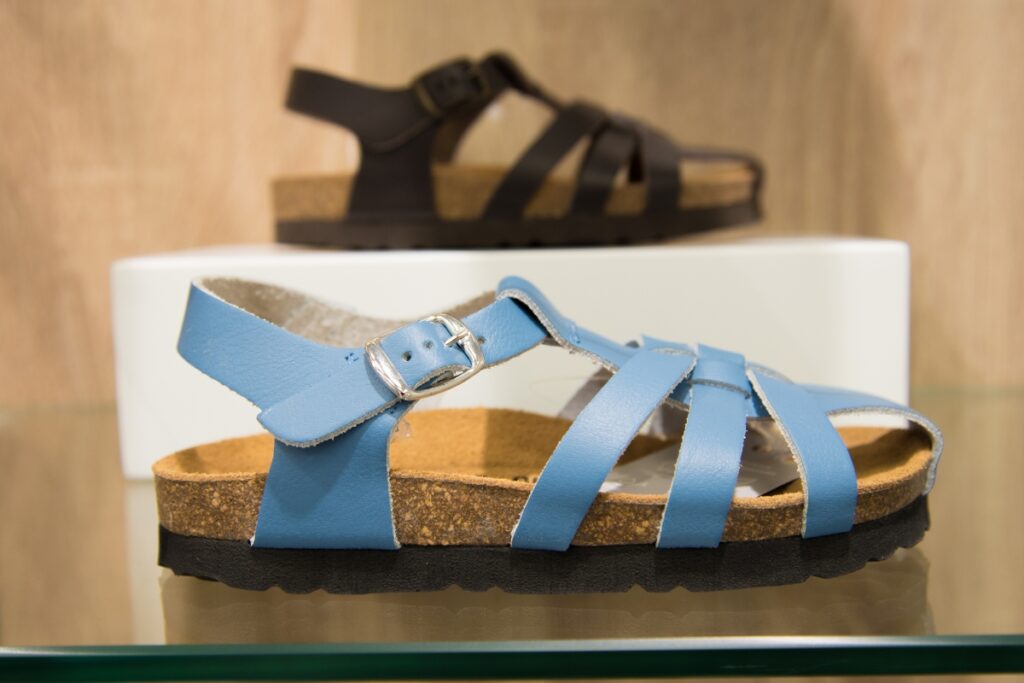 Cork shoe soles
