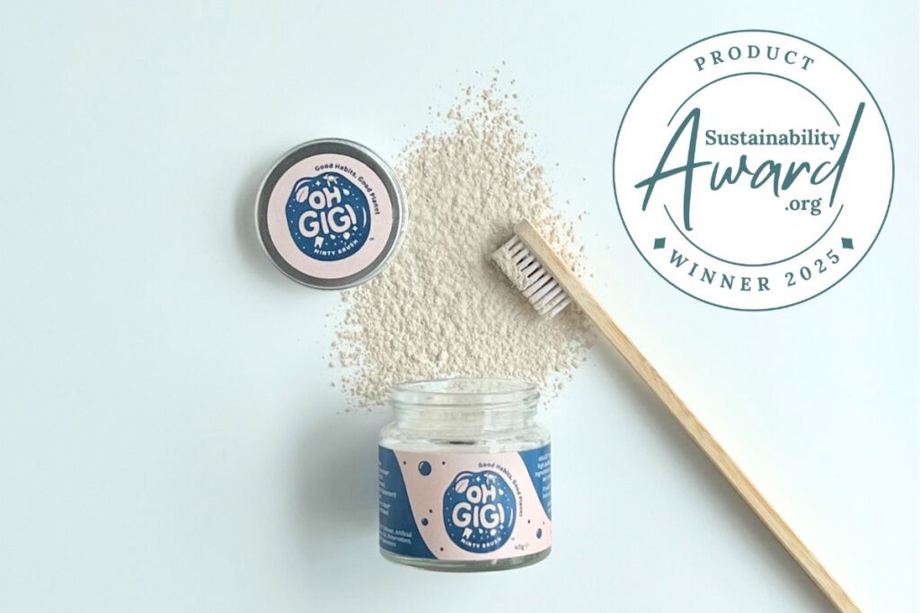 Oh Gigi Tooth Powder Minty Brush
