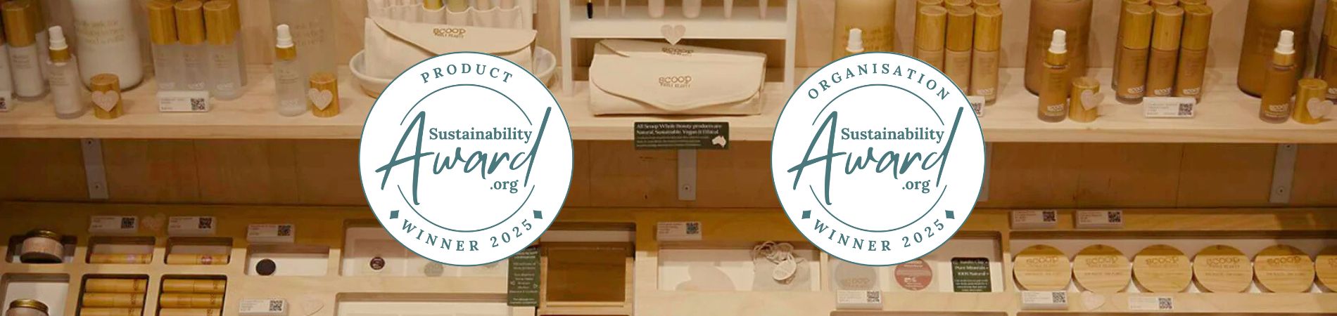 Scoop Whole Beauty Sustainability Award Winner