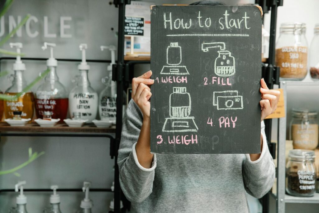 What Are The Most Sustainable Refill Systems? In-store refill system.