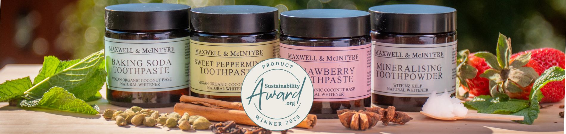 Maxwell & McIntyre Sustainability Award Winner